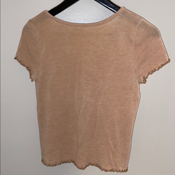 Yellow/tan American eagle top - Picture 3 of 3